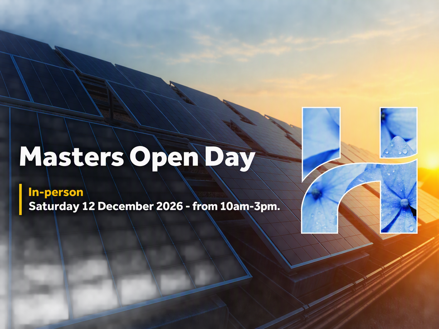 Masters Open Day - 12 December 2026