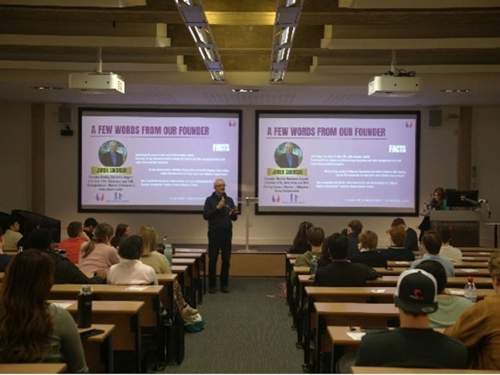 Reading Entepreneurship Society Jurek speaking
