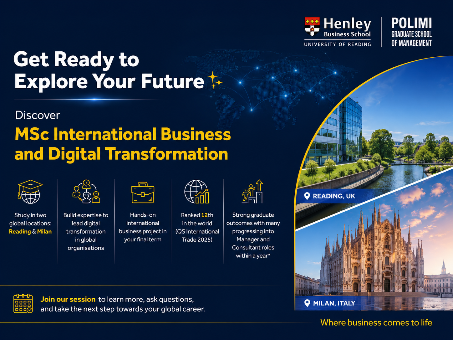 Discover MSc International Business and Digital Transformation
