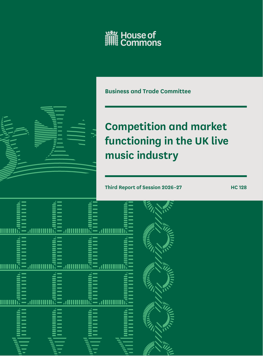 Centre for Euro-Asian Studies evidence informs UK Parliament report on competition in the UK live music industry